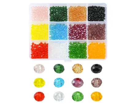 Selectie cristale rondele 4x3mm 960 buc + cutie cadou