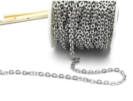 Lant otel inoxidabil 3x2.5x0.5mm (1m)