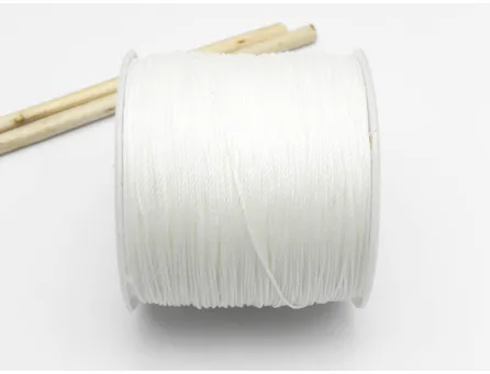Rola ata cerata 0.45mm alb (160m)