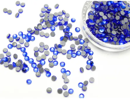 Strasuri hotfix 2.3~2.4mm blue (100buc)