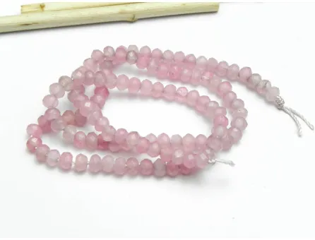 Sirag jad rondel 4x3mm blush