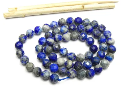 Sirag lapis lazuli sfere fatetate 6mm