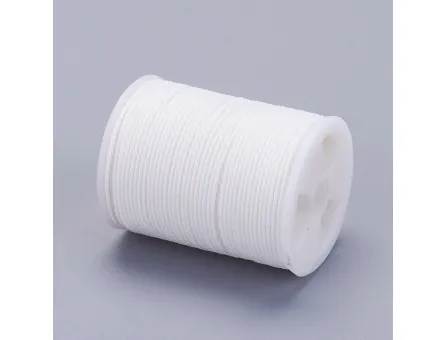 Rola snur nylon impletit 1mm alb (11m)