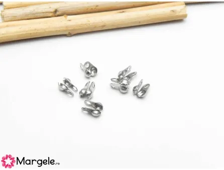 Capat de snur otel inoxidabil 4x2mm (10buc)
