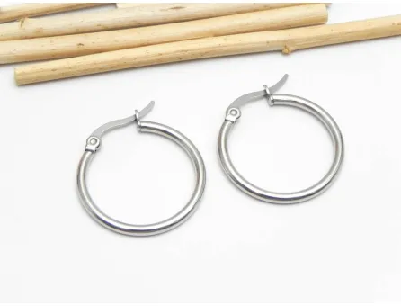 Tortite cercei otel inoxidabil 304 - 26x24mm (2buc)