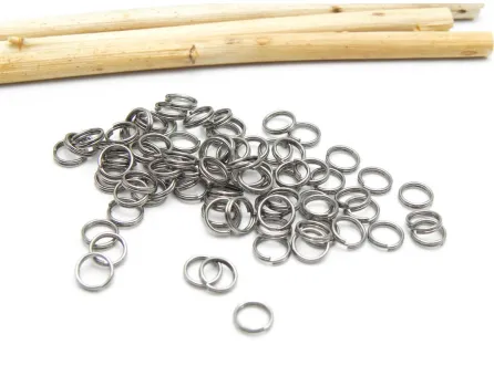 Zale duble otel inoxidabil 5mm, grosime 1.4mm (50buc)