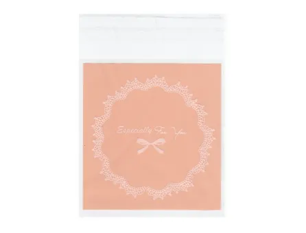 Pungi celofan autoadezive 13x10cm peach (10buc)