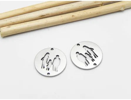 Link otel inoxidabil cuplu 15mm