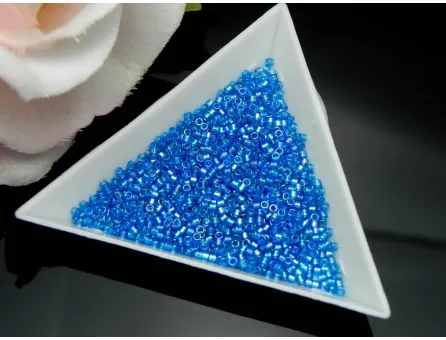 Miyuki delica 11/0 transparent aquamarin ab (5g)