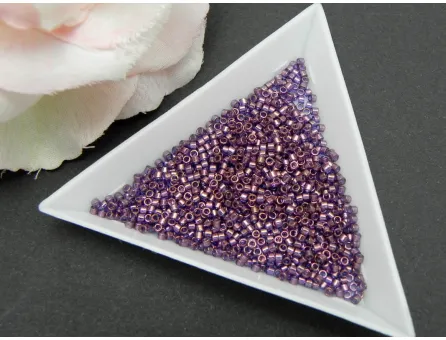 Miyuki delica 11/0 lavander blue gold luster (5g)