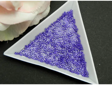 Miyuki delica 11/0 sparkling purple lined crystal (5g)