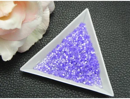 Miyuki delica 11/0 silk inside dyed lilac ab (5g)