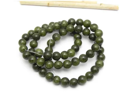Sirag jad sfere 6mm verde kaki