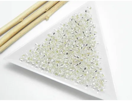 Toho rotunde 8/0 silver lined crystal (5g)
