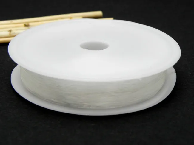 Elastic pentru bratari rotund transparent grosime 0.60mm (15m)
