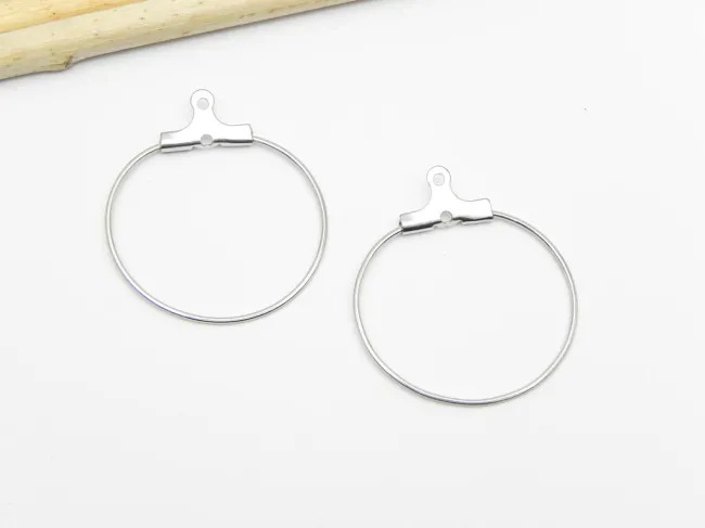 Tortite cercei otel inoxidabil 304 - 29x25mm (2buc)