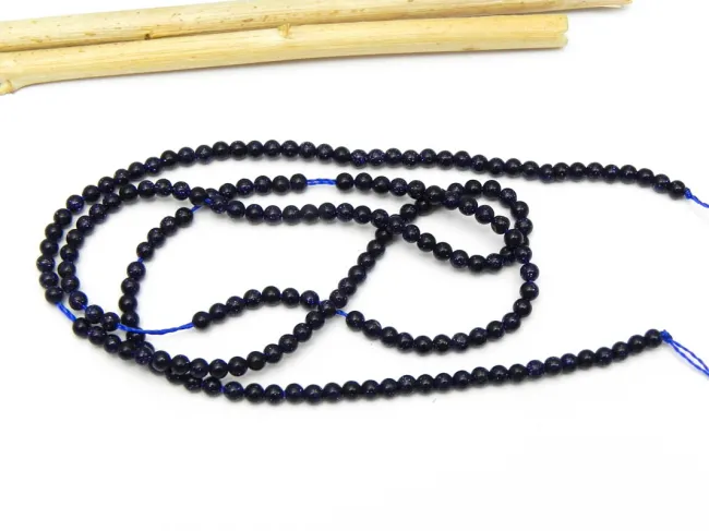 Sirag blue goldstone 2mm