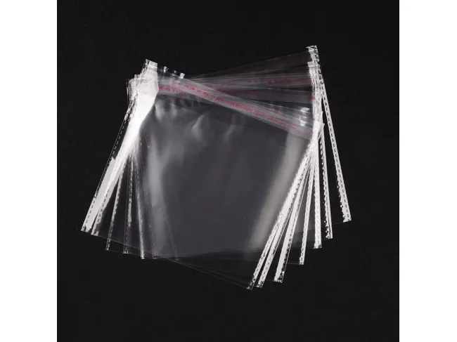 Pungi celofan autoadezive 14x14cm, interior 13.5x11cm (50buc)