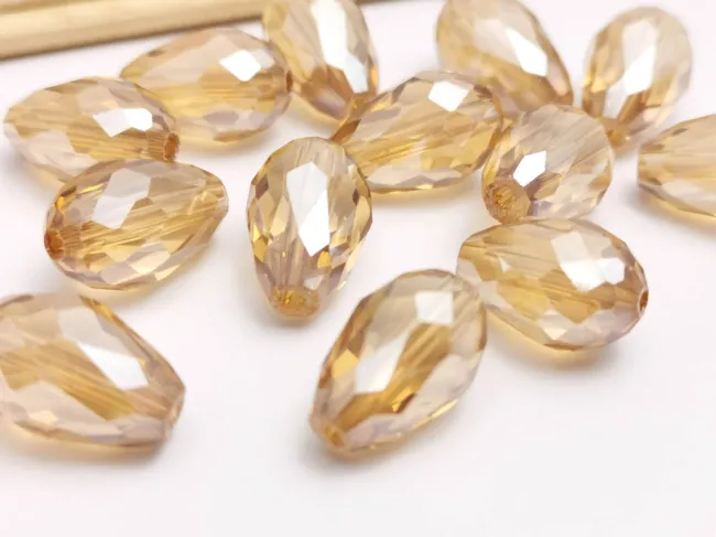 Cristal picatura 15x10mm silk (1buc)