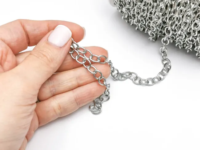 Lant otel inoxidabil 304 - 8x6x1.2mm (1m)