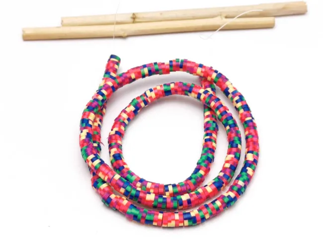 Sirag margele fimo 4x1mm mix