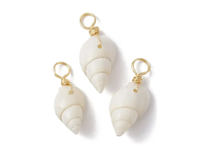 Pandantiv scoica 22~25x8~10x7~9mm