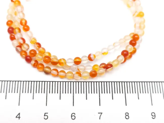 Sirag carneol sfere 3mm