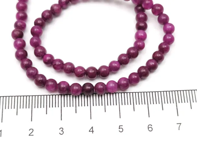 Sirag jad 4mm magenta inchis