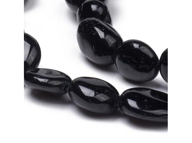 Sirag turmalina neagra nugget rotunjit 8~10x8~9x5.5~6mm