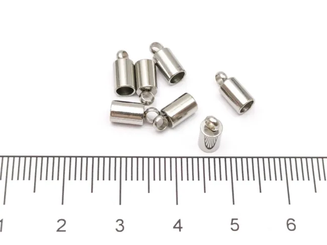 Capat de snur otel inoxidabil 9x4mm, interior 3mm