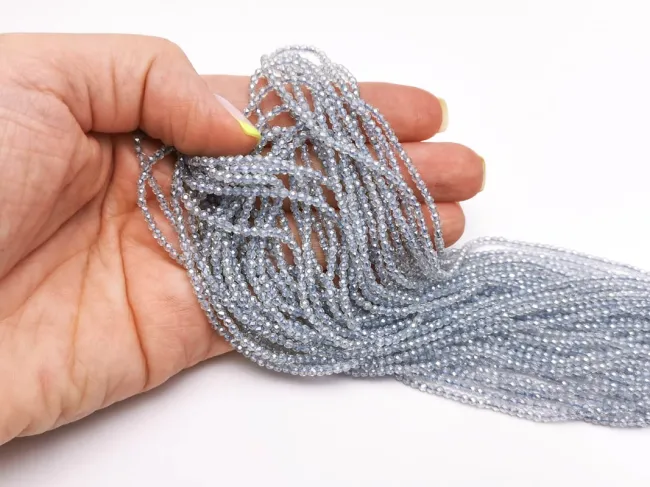 Margele cristal rotund fatetat 2mm baby blue lustered (sirag)