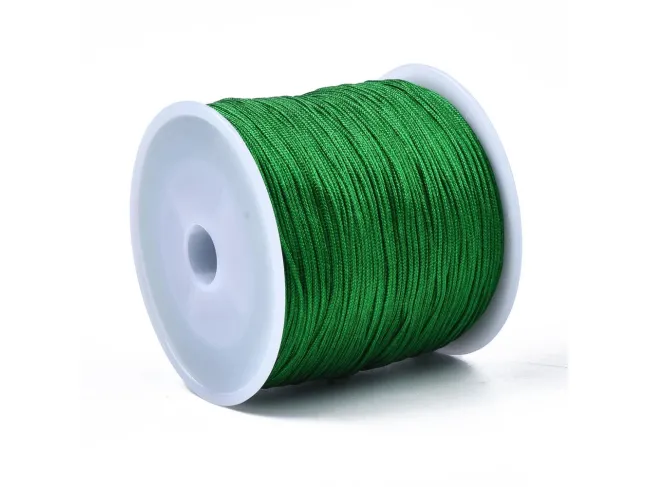 Rola Snur nylon pentru bratari grosime 0.8mm verde (100m)