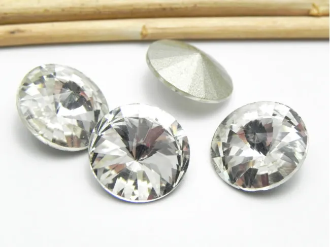 Cabochon din sticla crystal 12mm (1buc)