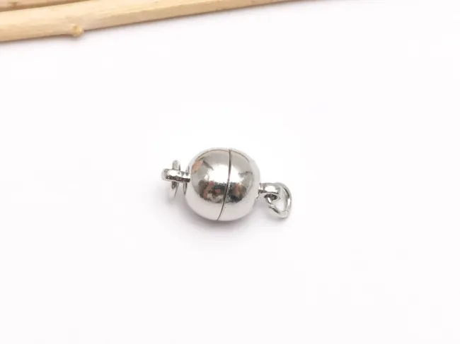 Inchizatoare magnetica cu zale 14x10mm argintiu inchis