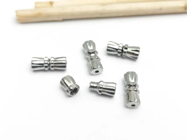 Inchizatoare cu filet 12x4mm argintiu inchis