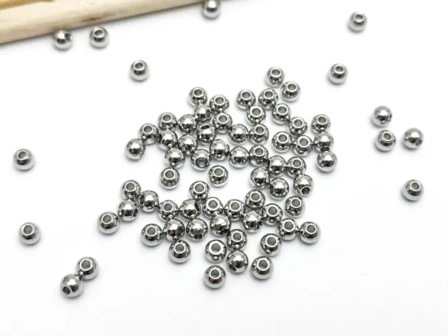 Margele otel inoxidabil 3mm (1buc)
