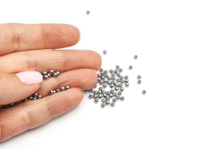 Margele otel inoxidabil 3mm (1buc)