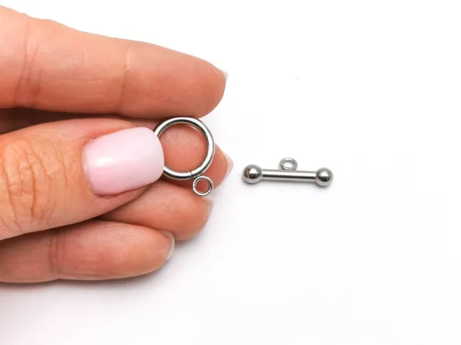 Inchizatoare toggle otel inoxidabil 19x14mm