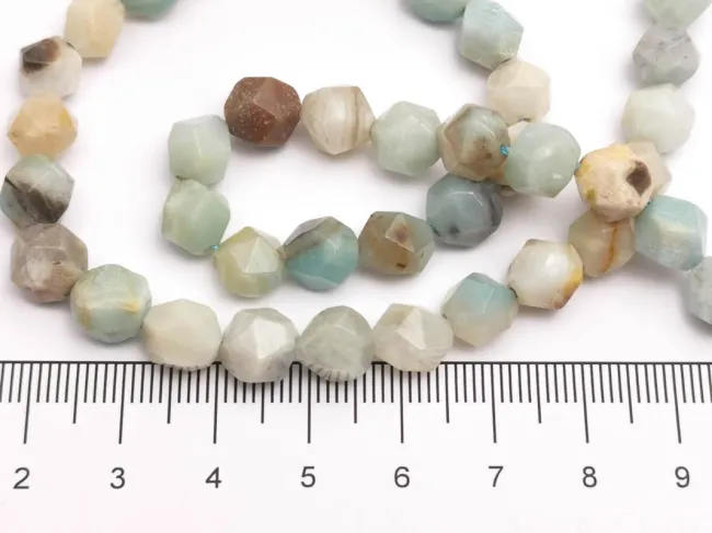 Sirag amazonit poligon fatetat 8x7.5mm