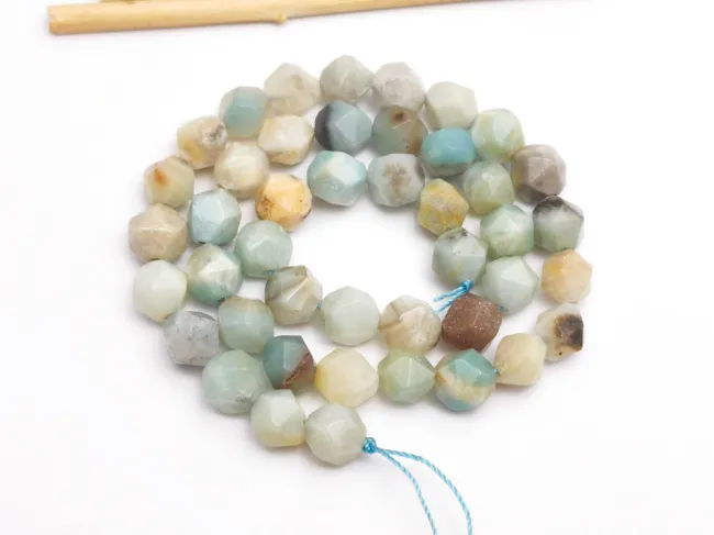 Sirag amazonit poligon fatetat 8x7.5mm