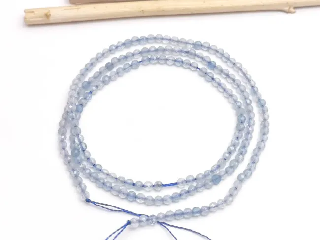 Sirag aquamarin microfatetat 2mm