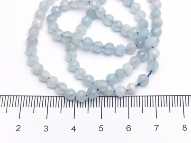 Sirag aquamarin microfatetat 4mm