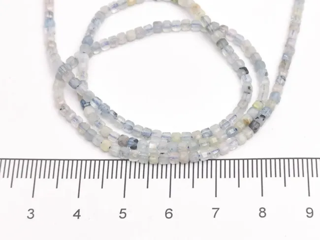 Sirag aquamarin cub fatetat 2~2.5mm