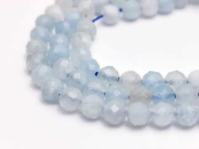 Sirag aquamarin microfatetat 4mm