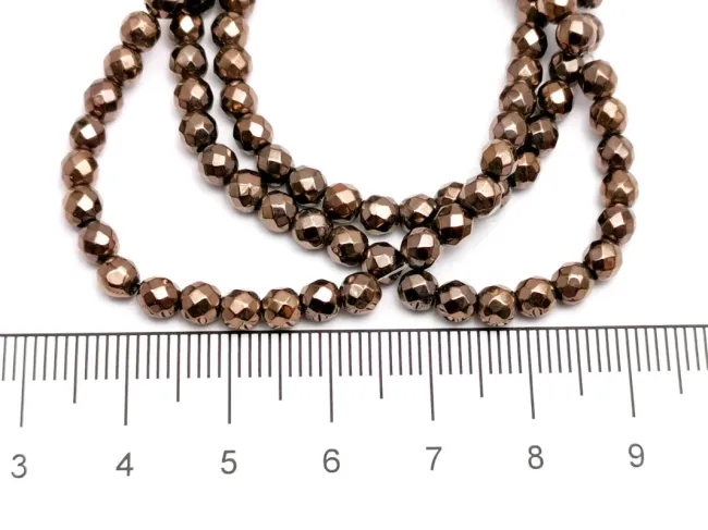 Sirag Hematit fatetat 4mm bronz