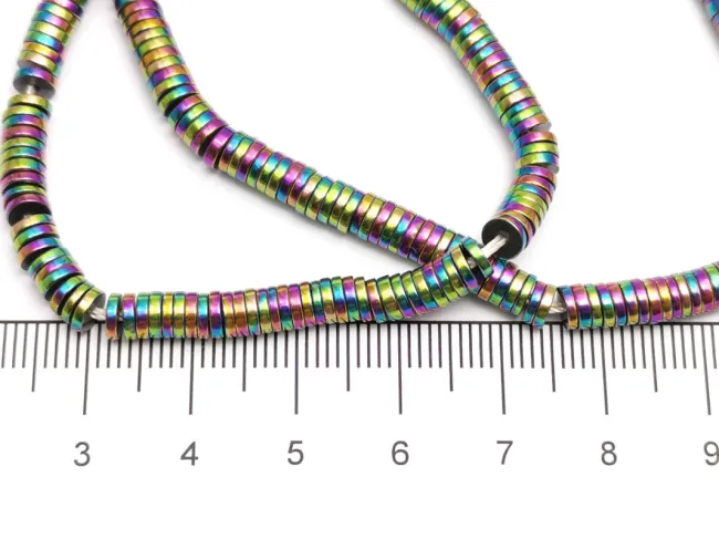 Sirag hematit rondele 4x1mm metalic mix