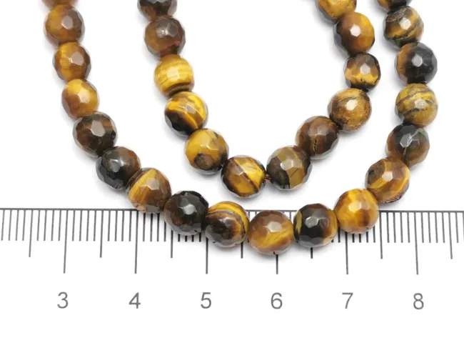Sirag ochi de tigru fatetat 6mm
