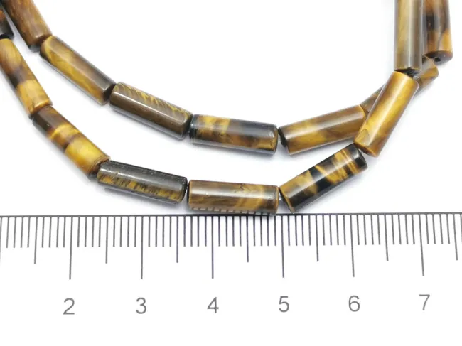 Sirag ochi de tigru tub 12x4mm