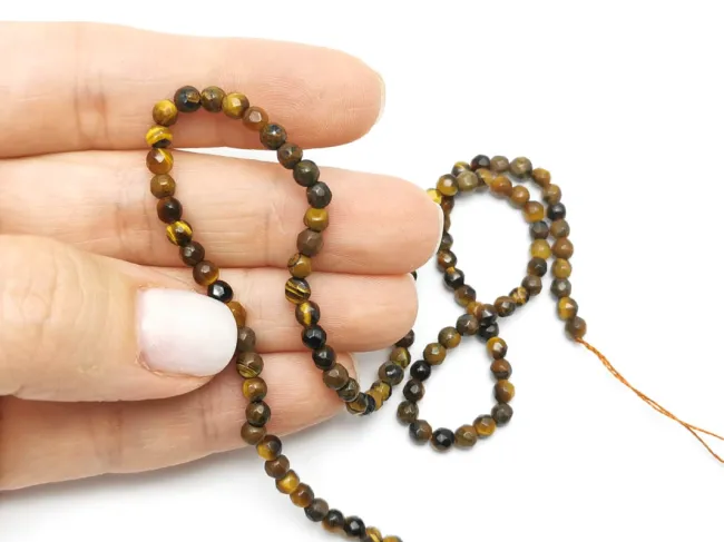 Sirag ochi de tigru fatetat 3.5mm