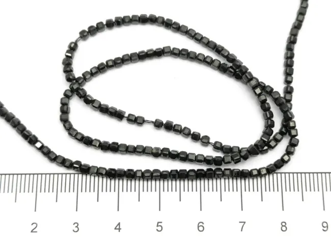Sirag turmalina neagra cub 2x2mm